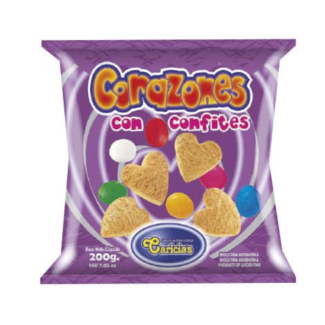 Corazones x 200 grs.
