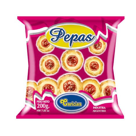 Pepas x 200 grs.